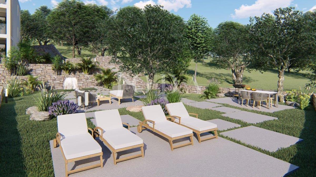 Apartma v Omišlju, pogled na Kvarnerski zaliv