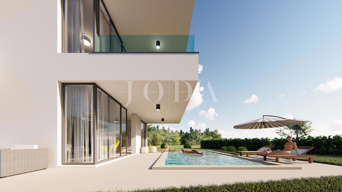 Moderna hiša dvojčka z bazenom, Omišalj - otok Krk