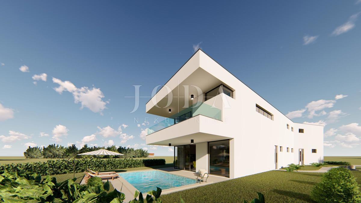 Moderna hiša dvojčka z bazenom, Omišalj - otok Krk