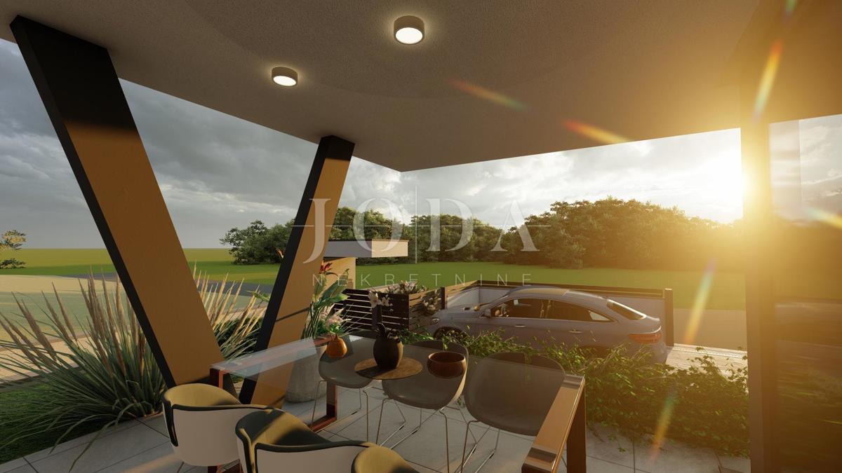 Apartma v pritličju vile v gradnji, mesto Krk