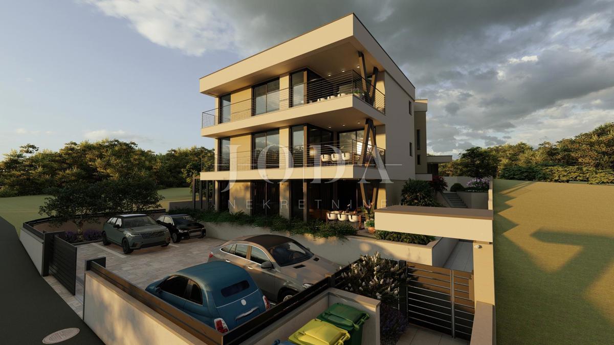 Apartma v pritličju vile v gradnji, mesto Krk