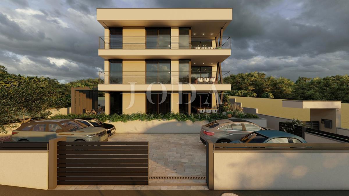 Apartma v pritličju vile v gradnji, mesto Krk