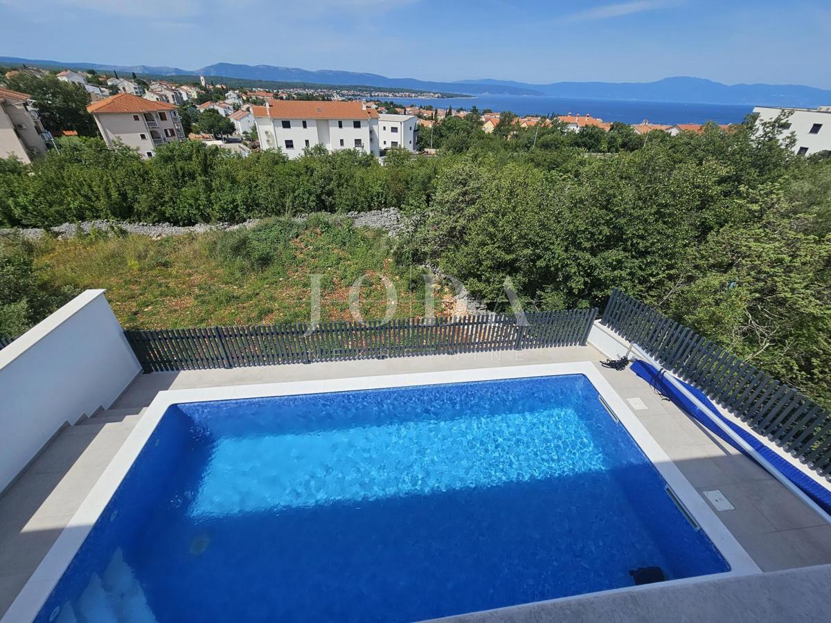 Novogradnja Malinska, dvojček s pogledom na morje