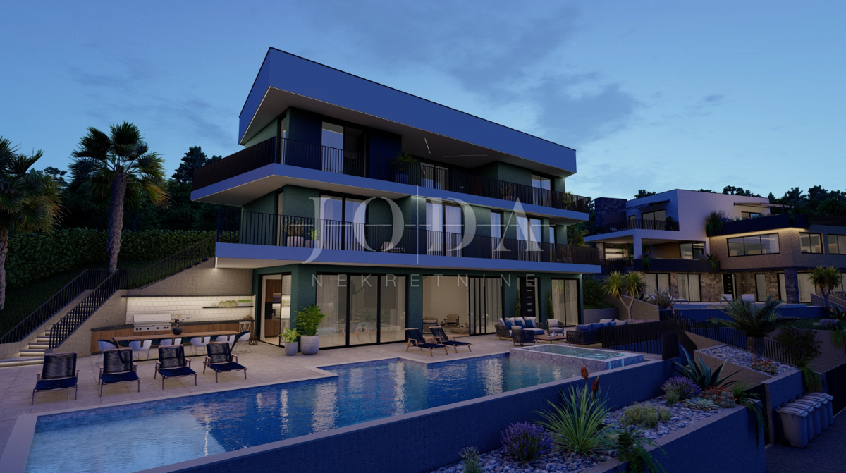 Hišas bazenom i pogledom u Vrbniku