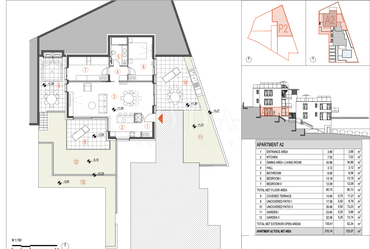 Stanovanje Primošten, 157m2