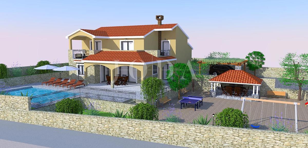 Zemljišče Kustići, Novalja, 1.082m2