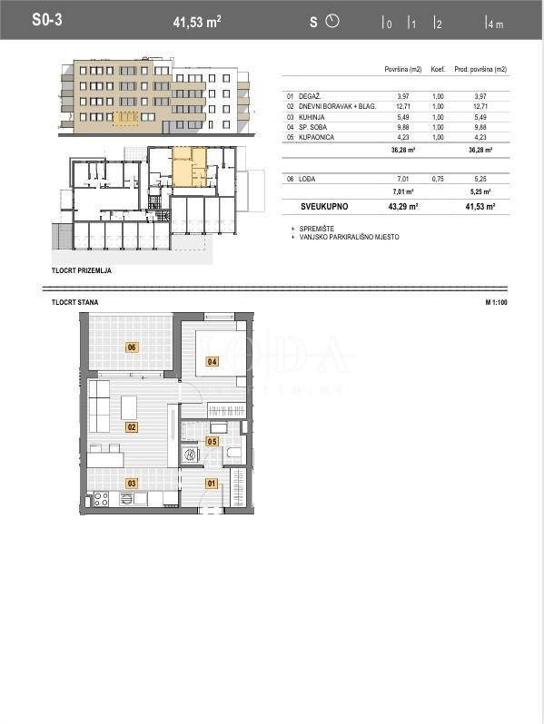 NOVOGRADNJA CENTER SENJ 41.53m2