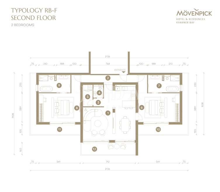 Stanovanje Novi Vinodolski, 78m2