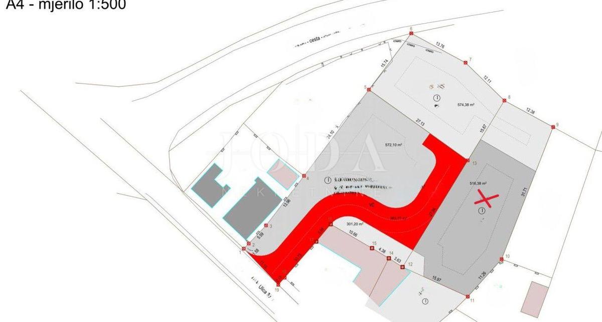 Zemljišče Brtonigla, 517m2