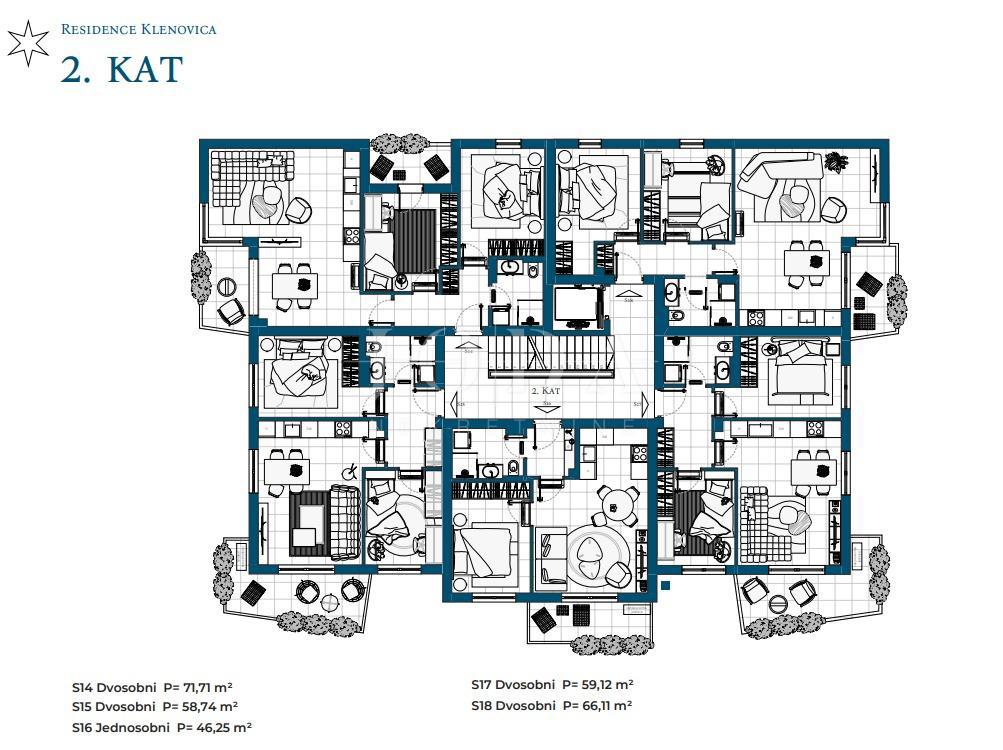 Stanovanje Novi Vinodolski, 69,87m2