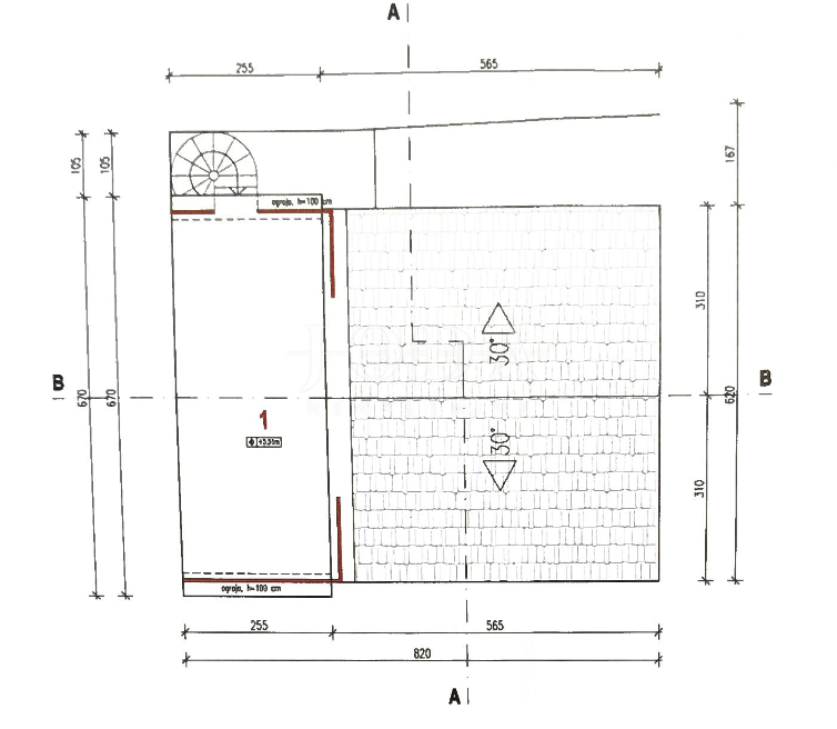Hiša Jablanac, Senj, 52m2