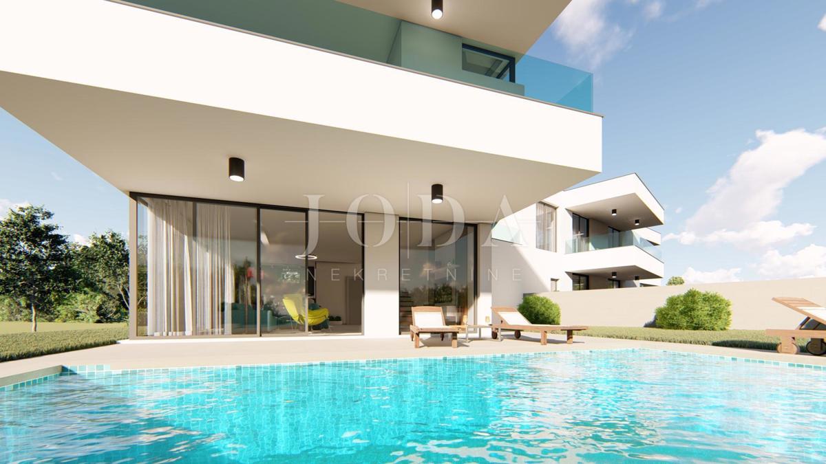 Luksuzna vila dvojček v novogradnji z bazenom, Omišalj - otok Krk