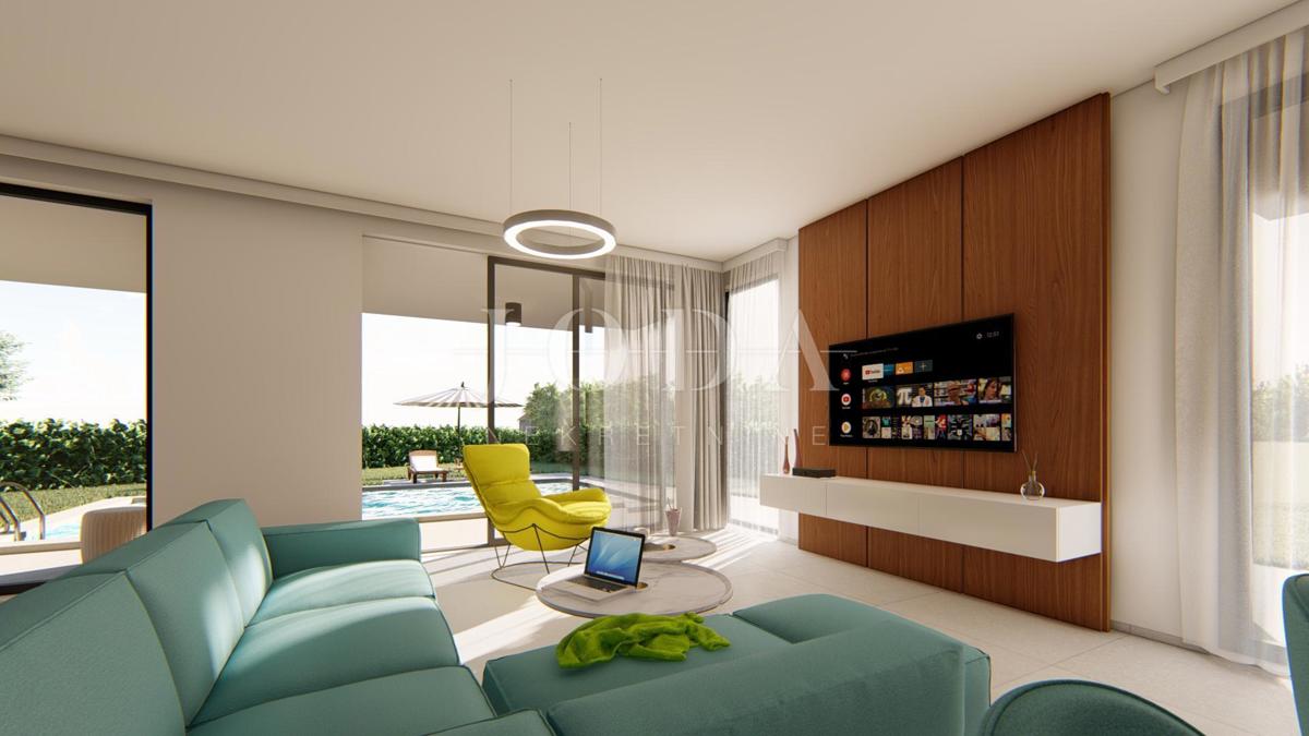 Luksuzna vila dvojček v novogradnji z bazenom, Omišalj - otok Krk