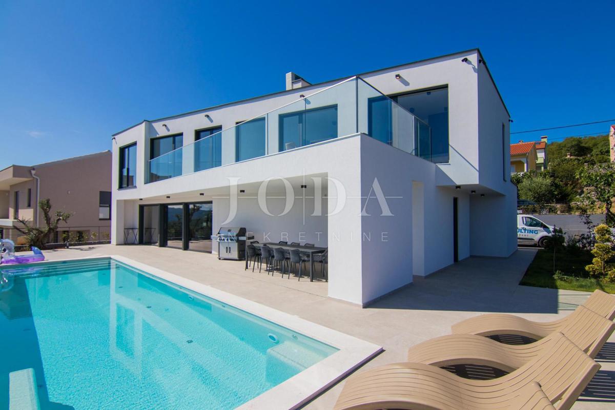 Nova moderna hiša - okolica mesta Krk