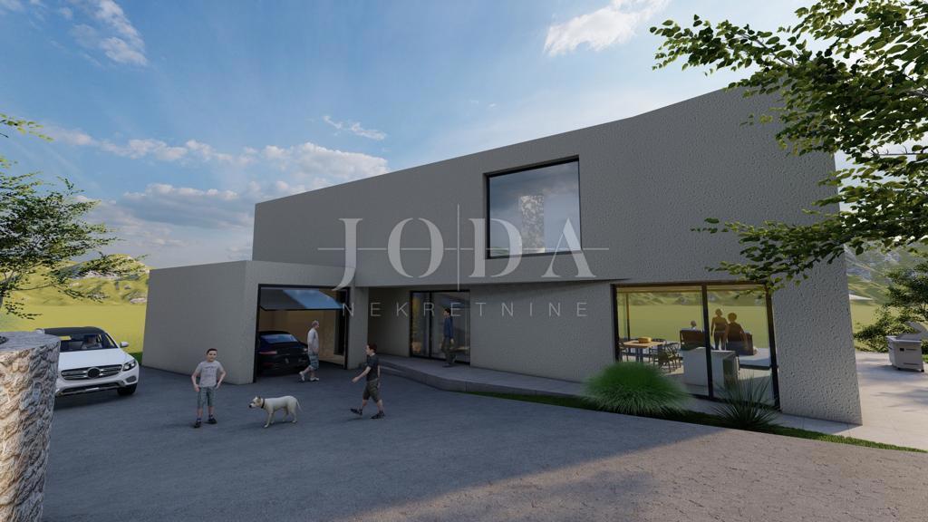 Moderna hiša v gradnji - okolica mesta Krk
