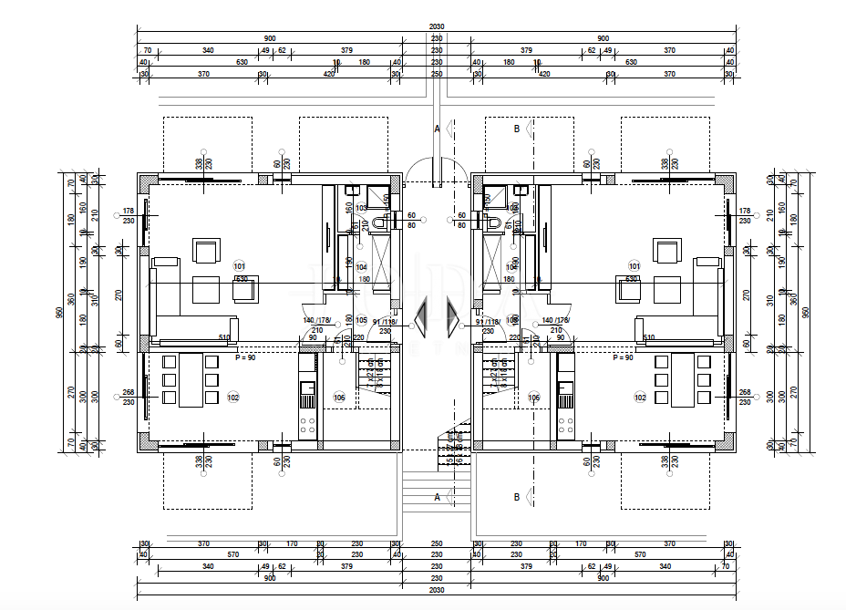 Dvonadstropno stanovanje z bazenom na mirni lokaciji