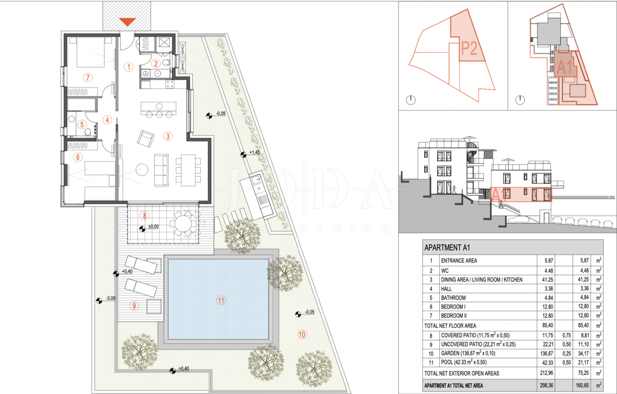 Stanovanje Primošten, 157m2
