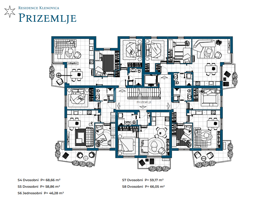 Stanovanje Novi Vinodolski, 69,87m2