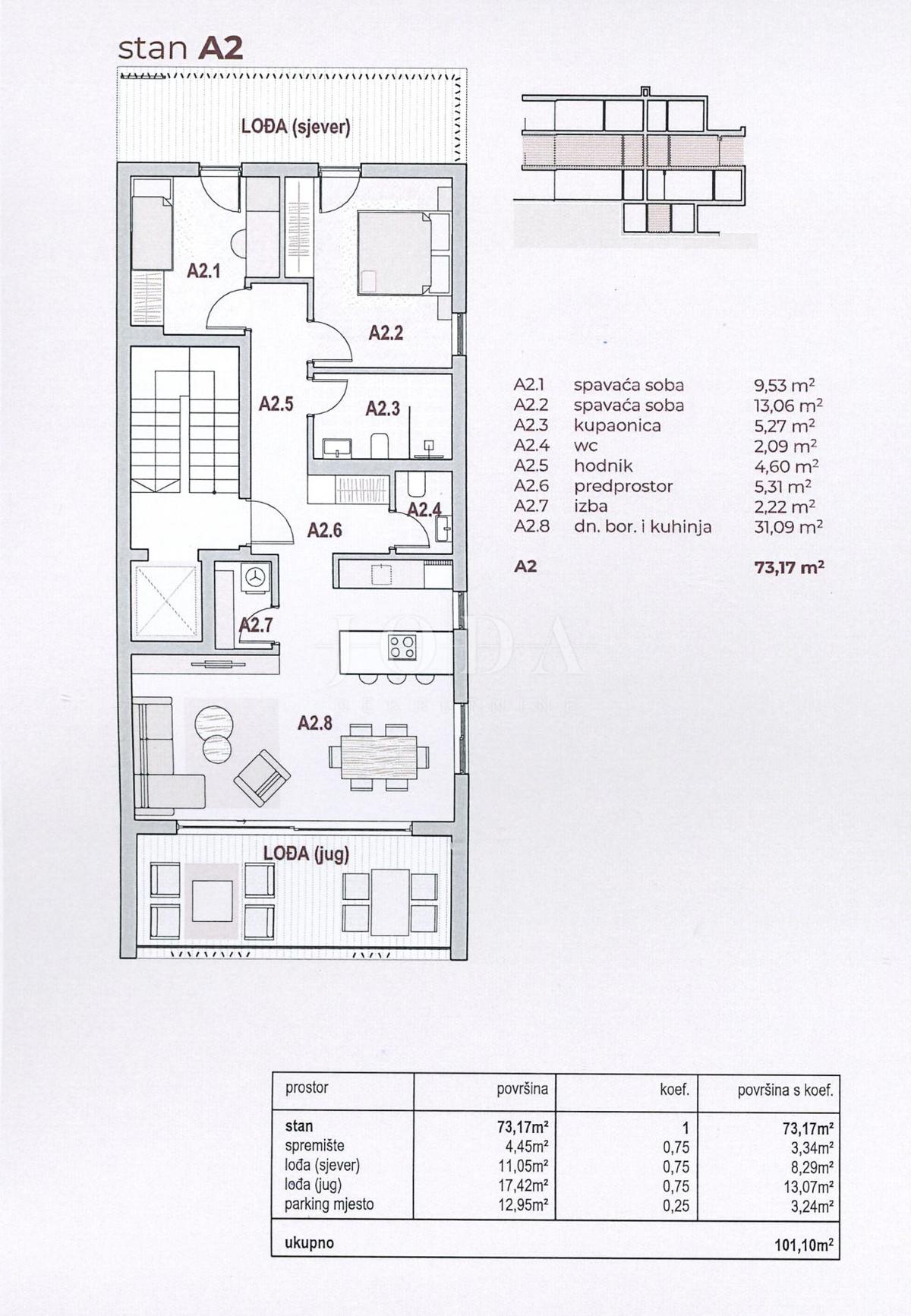 Stanovanje Kraljevica, 117,40m2