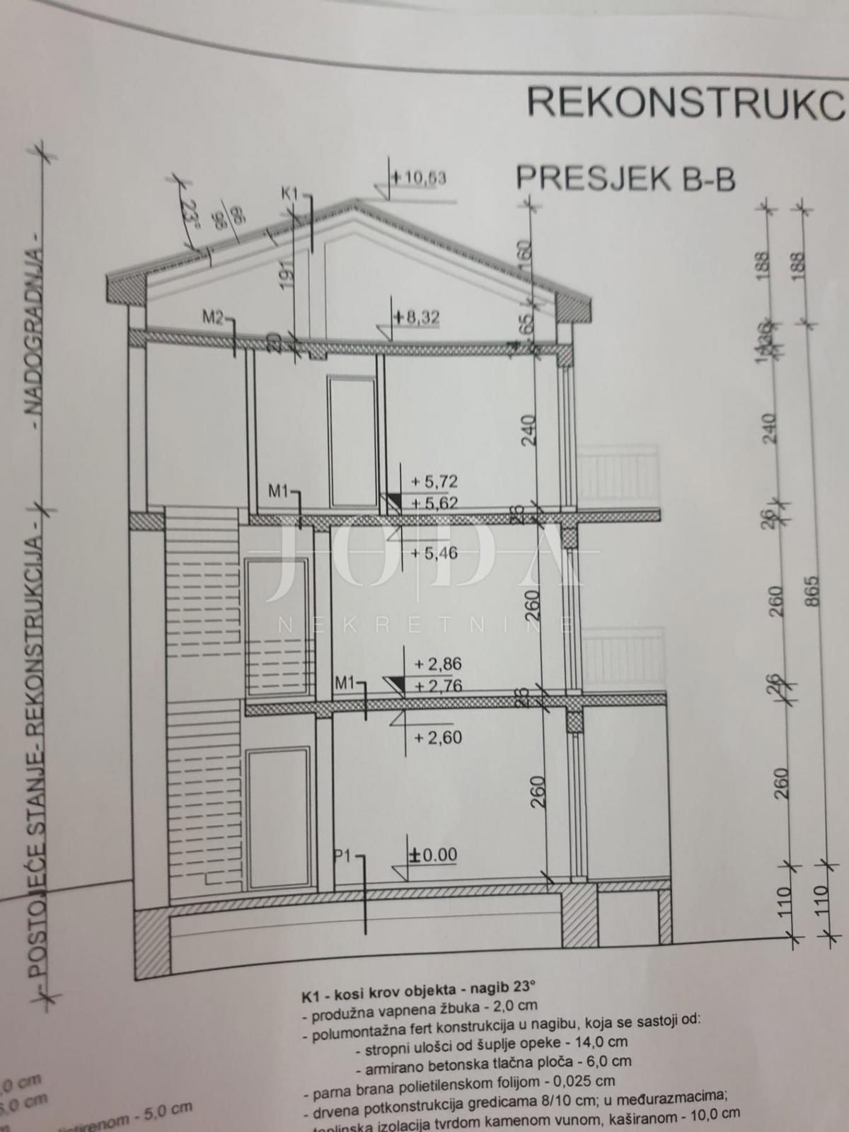 Hiša Crikvenica, 125m2