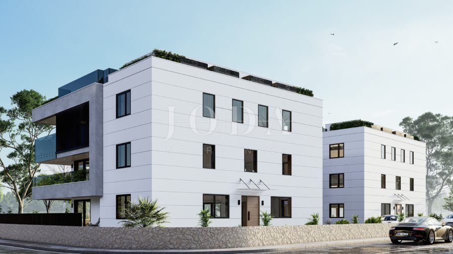 Apartma z bazenom in strešno teraso, novogradnja, otok Krk