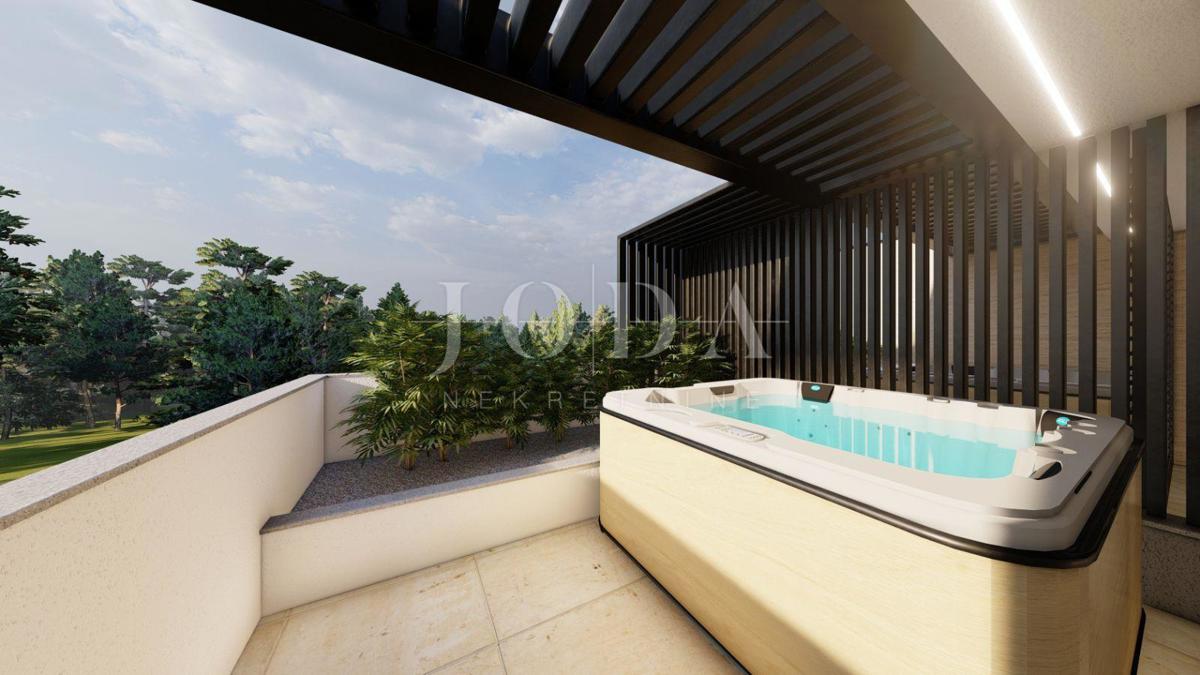 Moderno opremljen apartma z vrtom in teraso, novogradnja, otok Krk