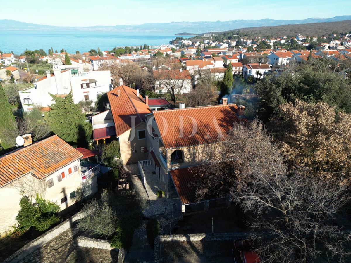 Hiša Malinska: poslovni prostor in stanovanje - vaša priložnost za popoln dom!