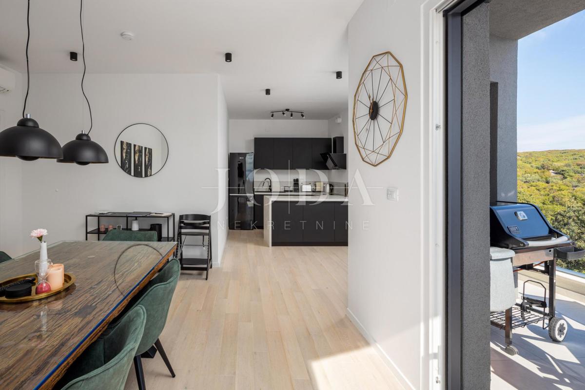 Mesto Krk - penthouse s pogledom na morje