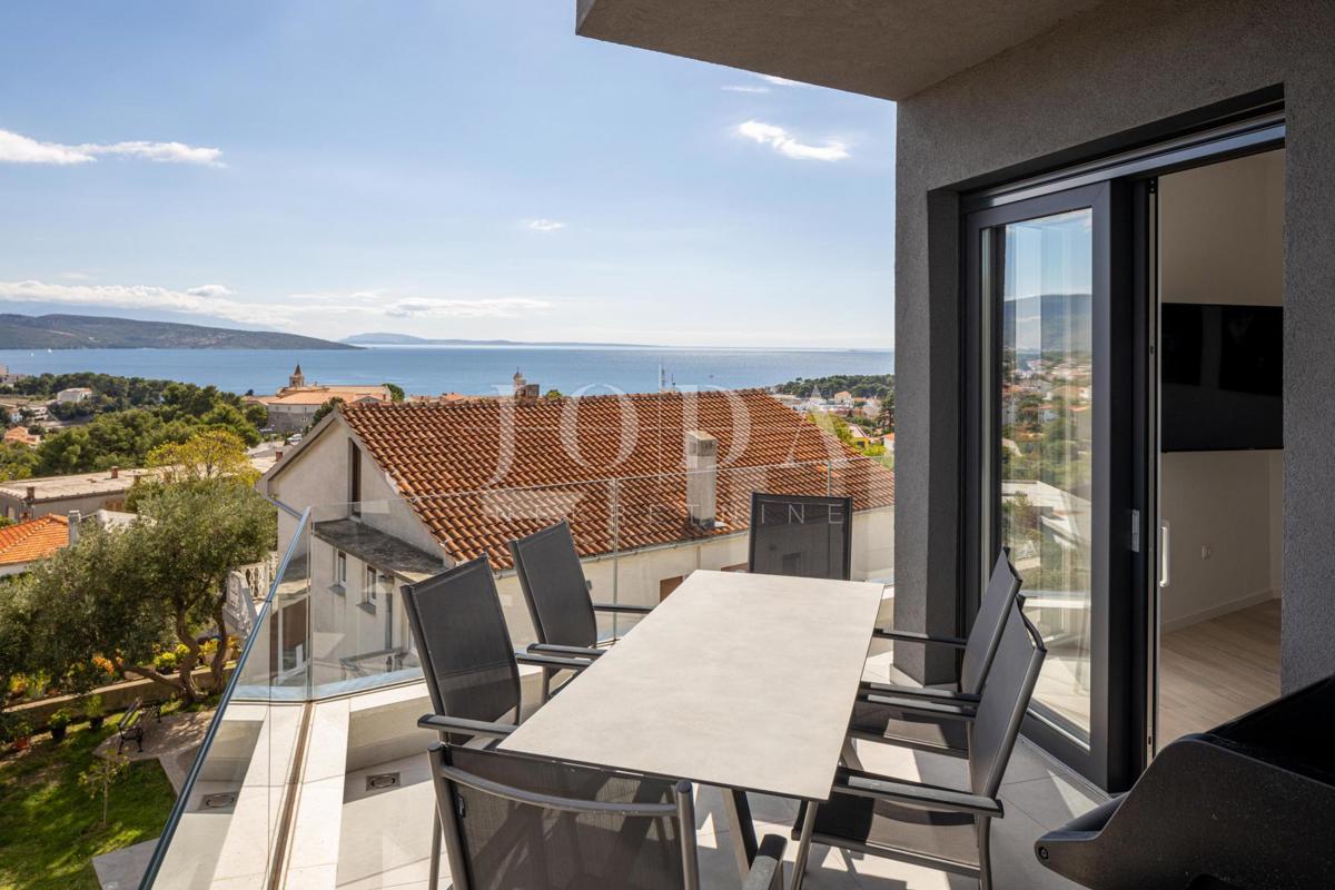 Mesto Krk - penthouse s pogledom na morje