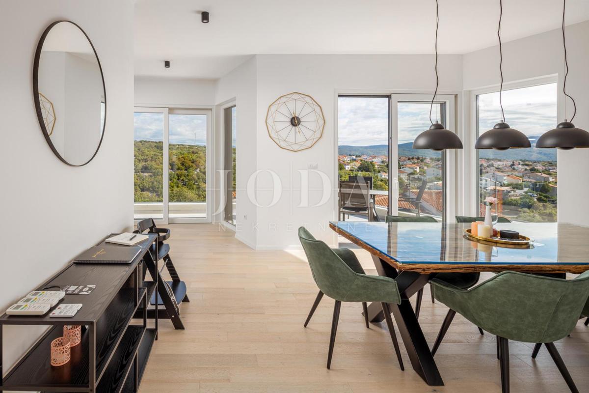 Mesto Krk - penthouse s pogledom na morje