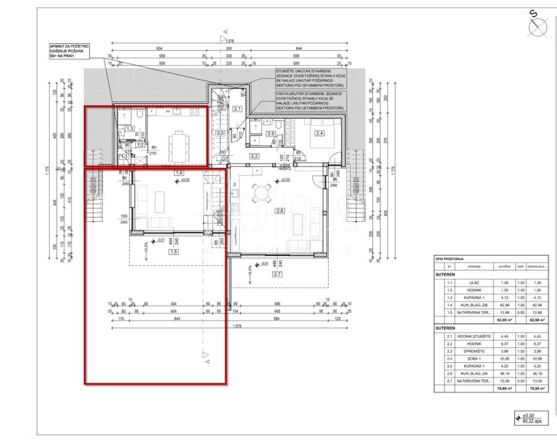 Stanovanje Dramalj, Crikvenica, 121m2