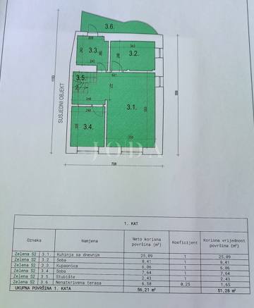 Stanovanje Jadranovo, Crikvenica, 73,73m2