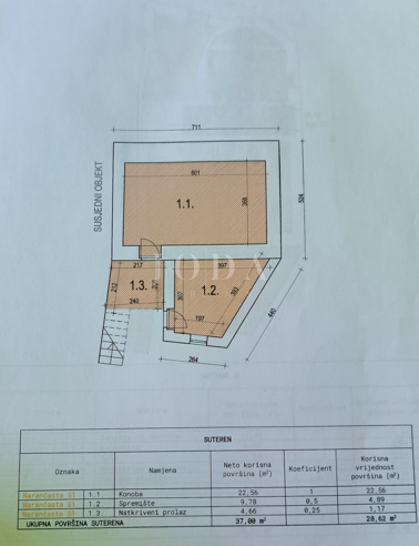 Stanovanje Jadranovo, Crikvenica, 73,73m2