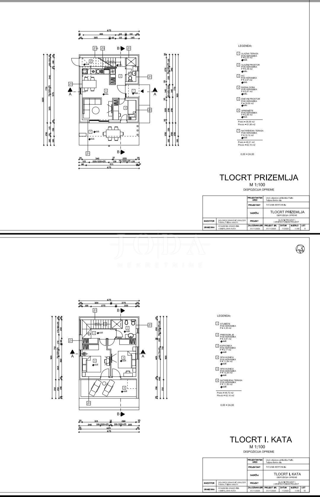 Hiša Fažana, 125m2