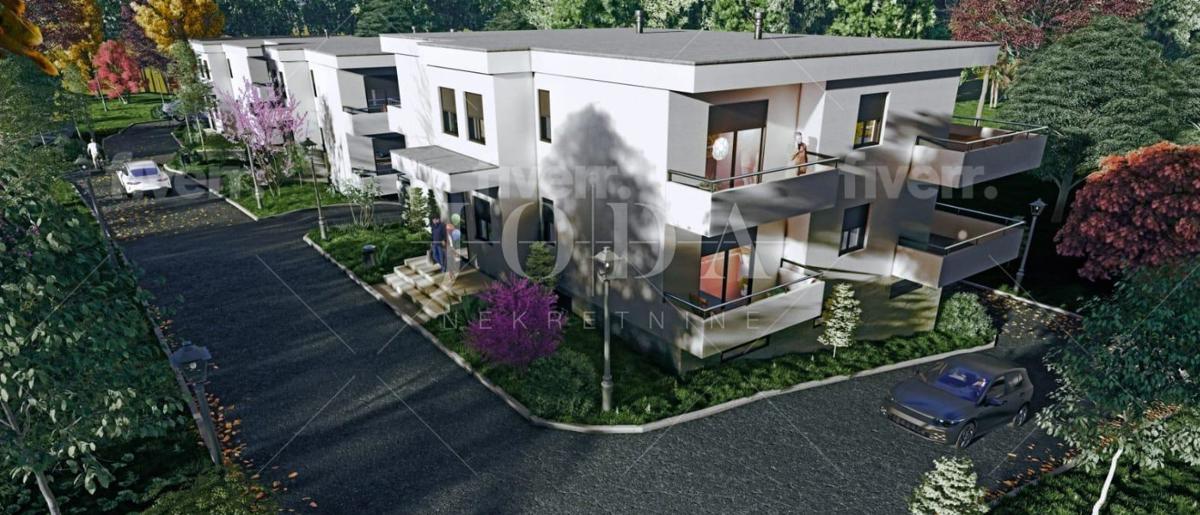 Hreljin, novogradnja, pritličje, 1 spalnica + dnevna soba