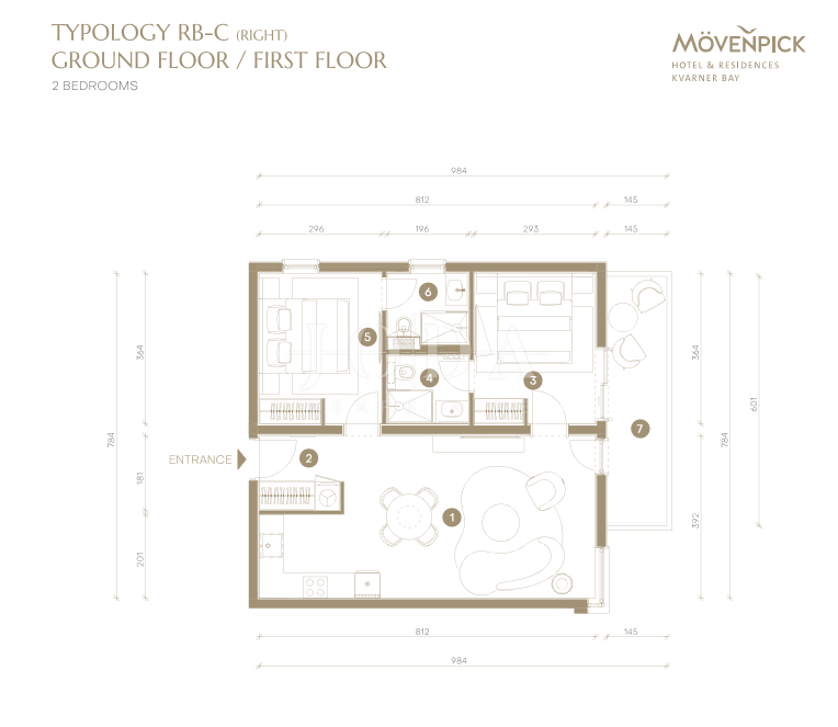 Stanovanje Novi Vinodolski, 78m2