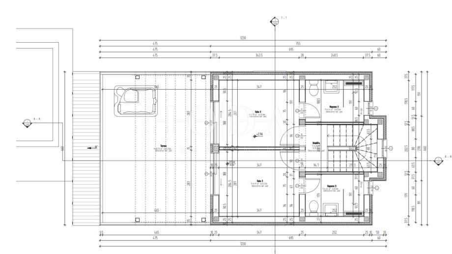 Hiša Svetvinčenat, 130m2