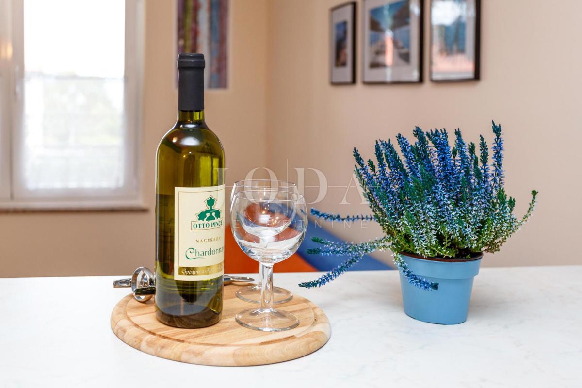 Lepa hiša z več stanovanjskimi enotami in pogledom na morje, otok Krk