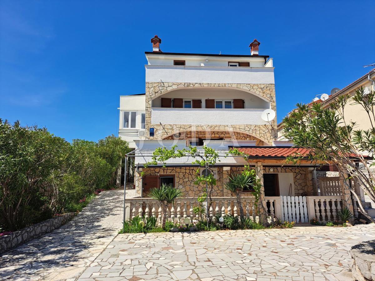 Otok Krk - apartmajska hiša s čudovitim pogledom na morje