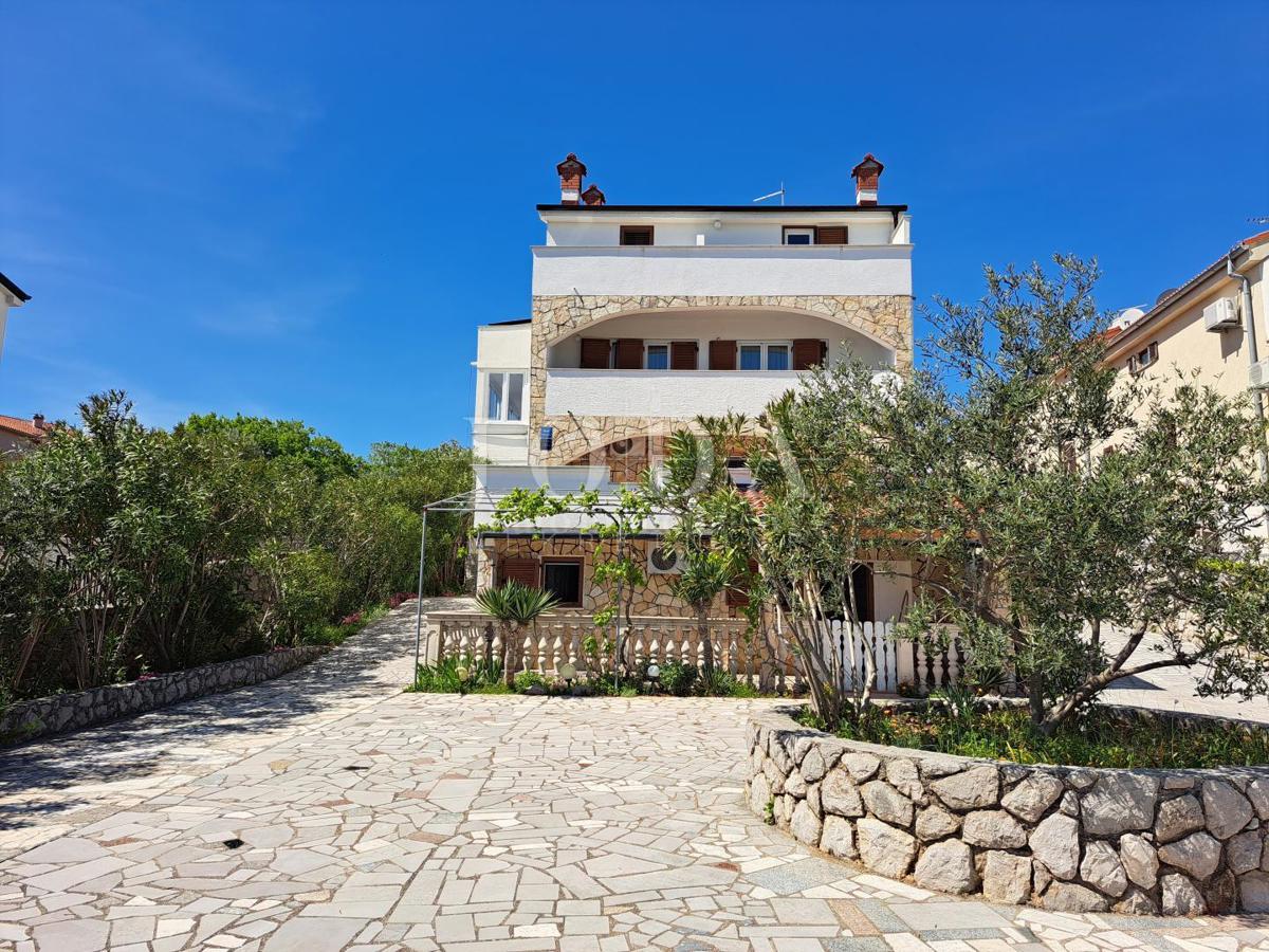 Otok Krk - apartmajska hiša s čudovitim pogledom na morje