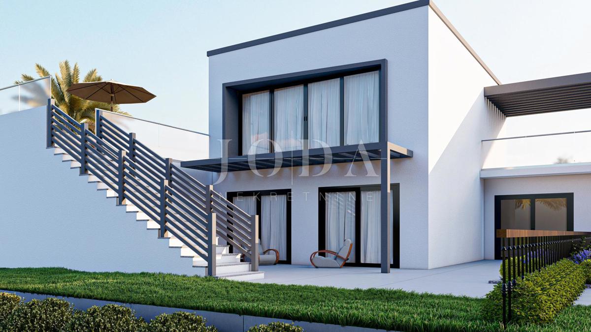  Krk - vila z bazenom in pogledom na morje