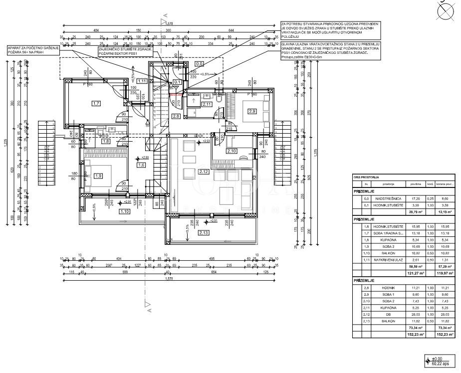 Stanovanje Dramalj, Crikvenica, 152m2