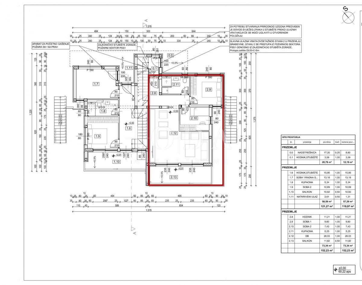Stanovanje Dramalj, Crikvenica, 152m2