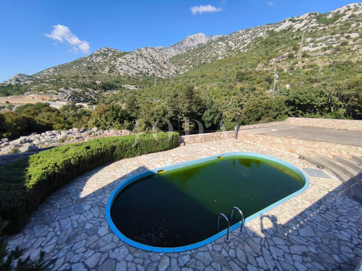 Stanovanje Karlobag, 36,50m2 bazen i parking