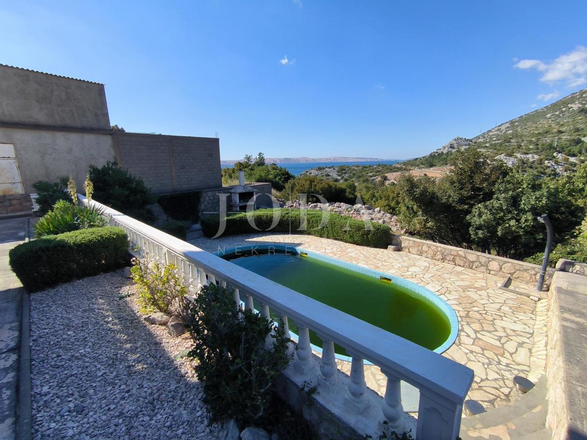 Stanovanje Karlobag, 36,50m2 bazen i parking