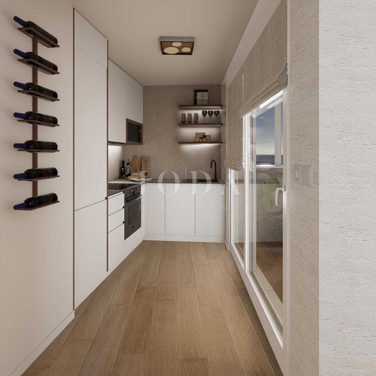 Crikvenica, trisobno stanovanje + garaža, 120,72 m²