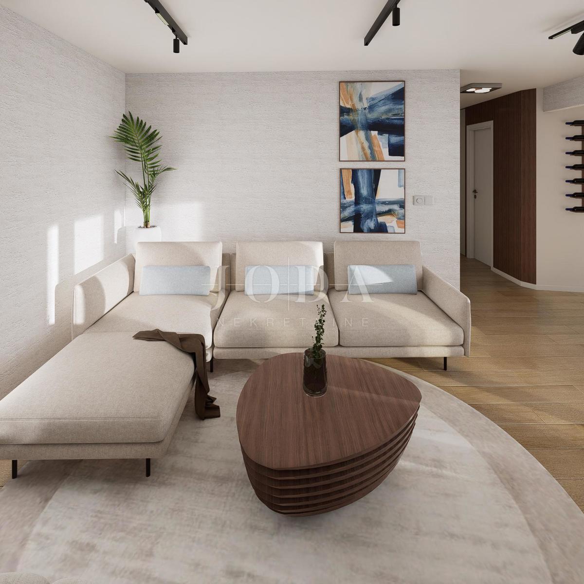 Crikvenica, trisobno stanovanje + garaža, 120,72 m²