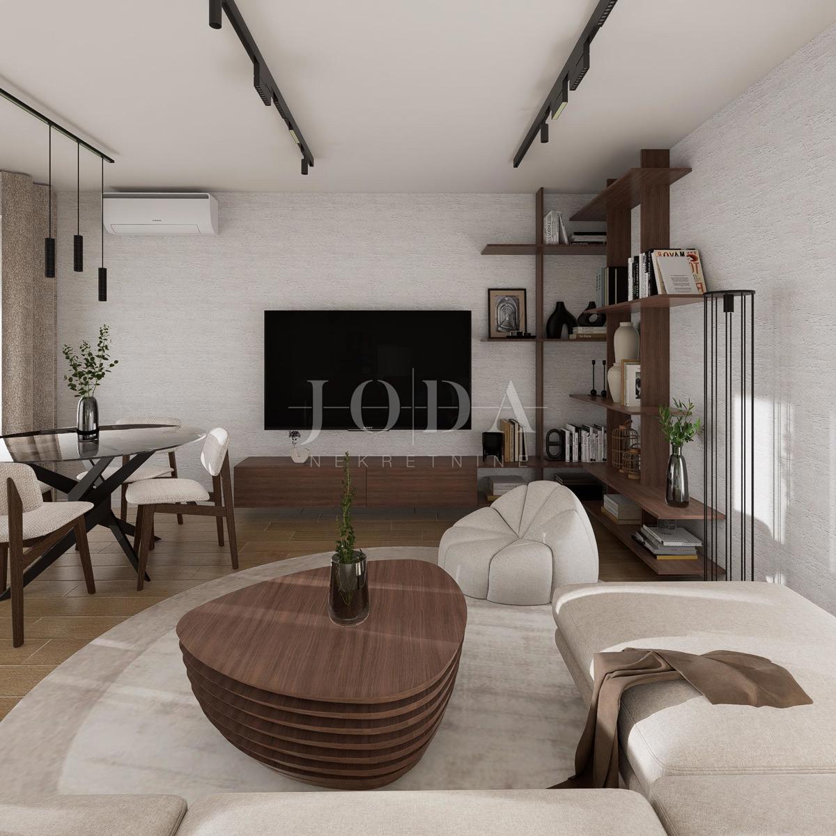 Crikvenica, trisobno stanovanje + garaža, 120,72 m²