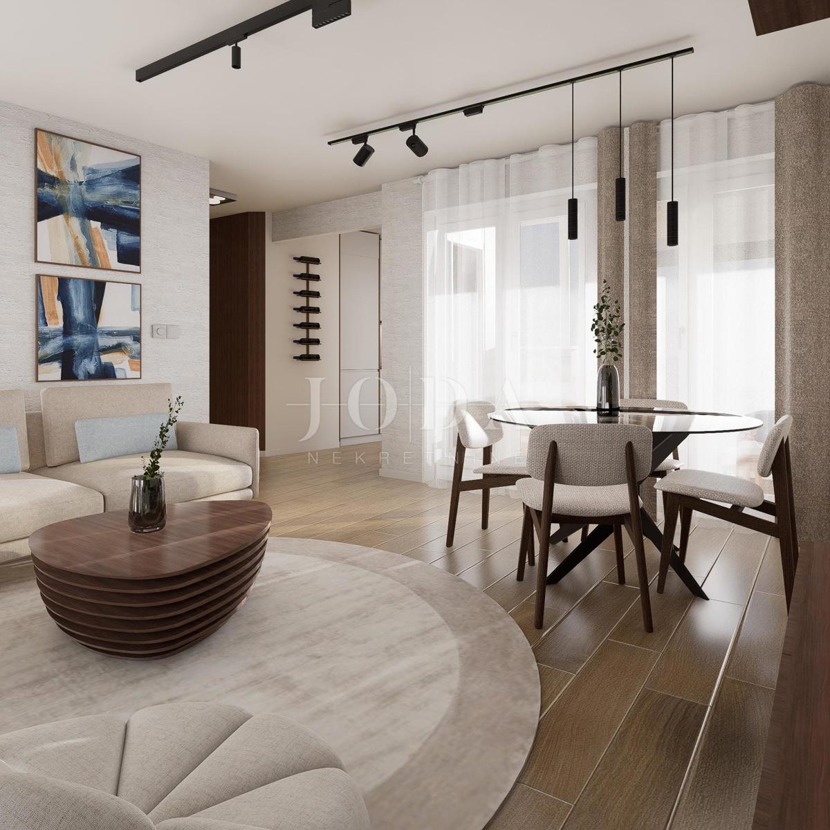 Crikvenica, trisobno stanovanje + garaža, 120,72 m²