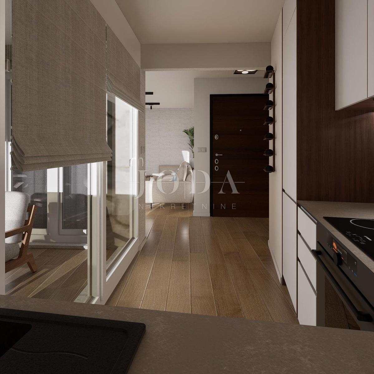 Crikvenica, trisobno stanovanje + garaža, 120,72 m²